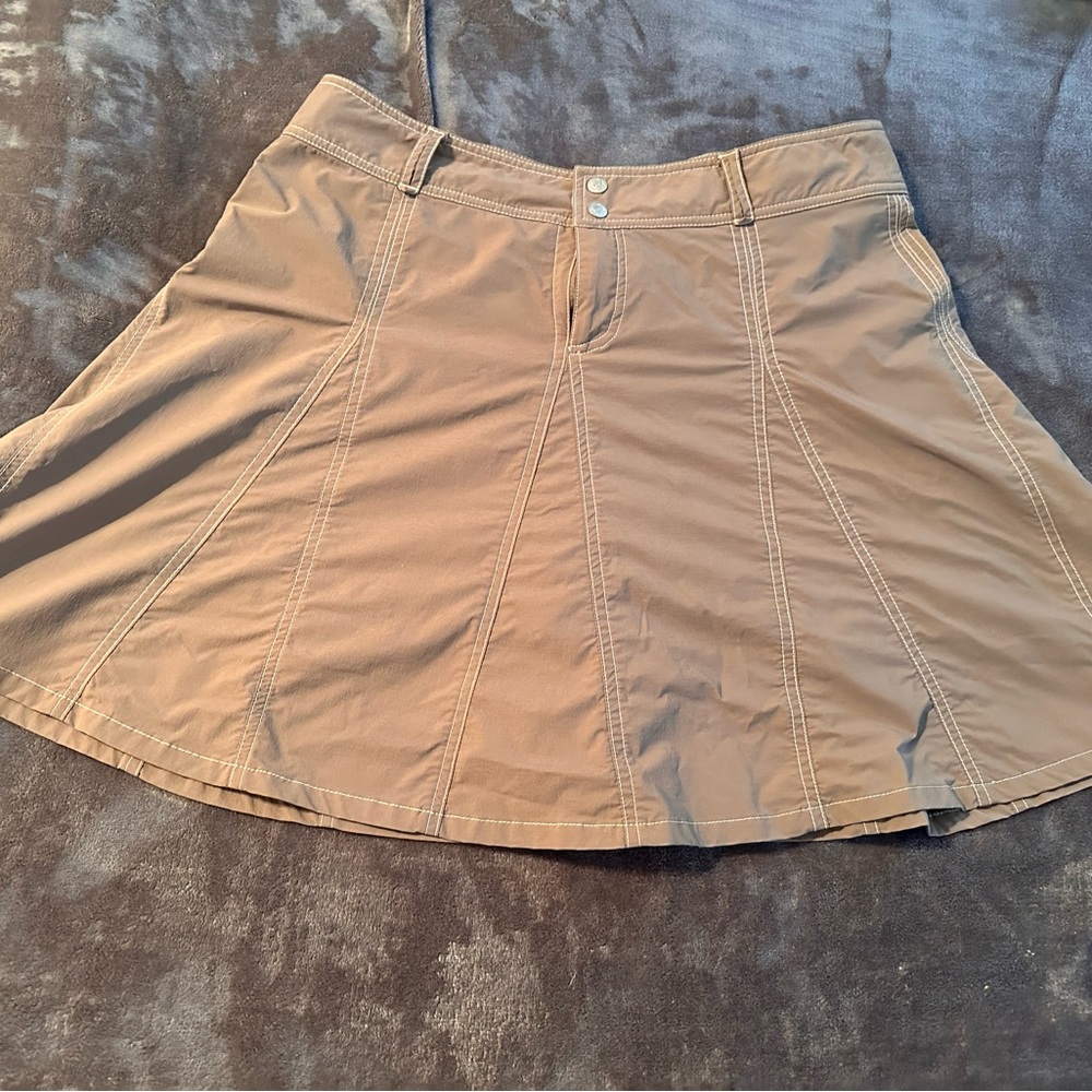 Sahalie Women's Size 16 Skort Skirt - Taupe